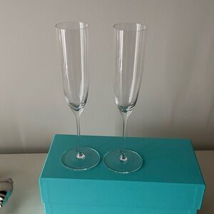 TIFFANY AND CO CHAMPAGNE GLASSES